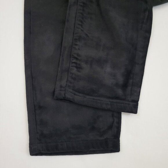 7 For All Mankind High Rise Skinny Ankle Velvet Button Up Black Jean - Picture 8 of 12